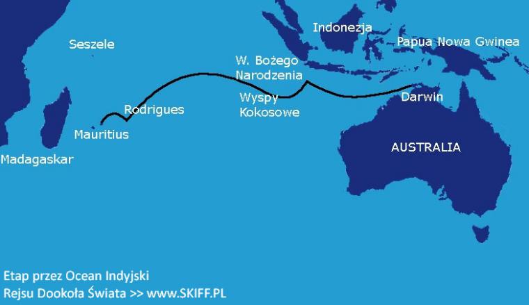 Rejs PRZEZ OCEAN INDYJSKI (49 dni)
