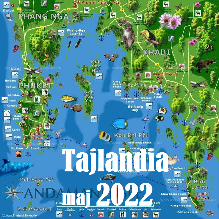 TAJLANDIA katamaranem 2022
