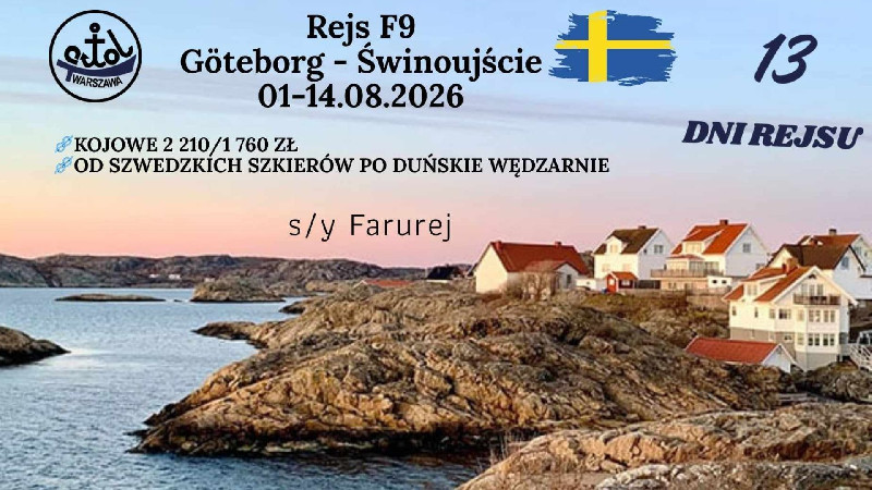 Farurej: Göteborgu - Świnoujście