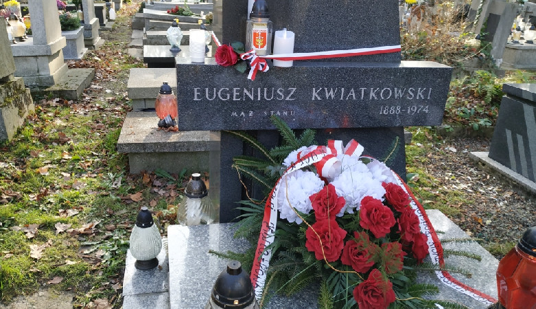 Grób Eugeniusza Kwiatkowskiego - przedwojennego twórcy polskiej polityki morskiej