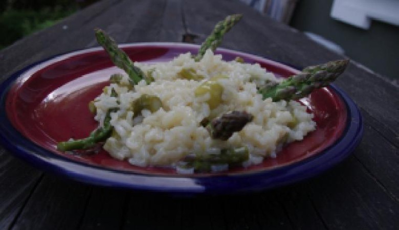 Risotto con asparagi czyli dolce farniente