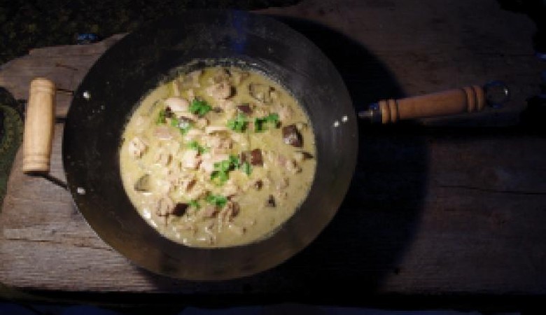 Zielone curry z kurczaka