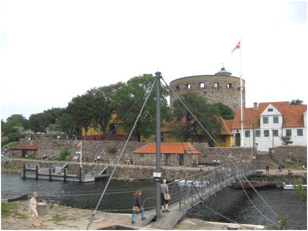 Pomost łączący Christiansø i Frederikso