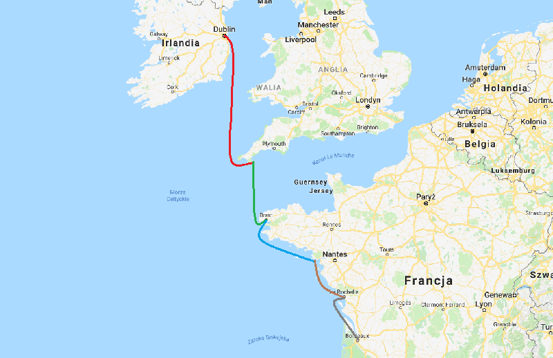 DUBLIN - BORDEAUX (ARCACHON) 05-15.09.2018
