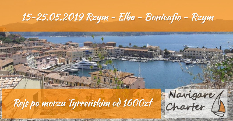 RZYM - ELBA - BONIFACIO - RZYM 15.05 - 25.05.2019 (10 dni)